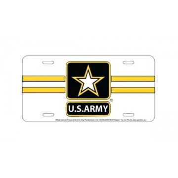 U.S. Army Star Metal License Plate